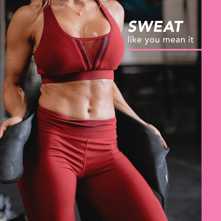 Free Shipping Sweet Sweat Waist Trimmer ProSeries Black Pink XL XXL 56 x 9.5in Walmart Walmart