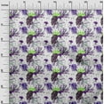 thumbnail image 3 of oneOone Silk Tabby Purple Fabric Tropical Floral Sewing Craft Projects Fabric Prints By Yard 42 Inch Wide, 3 of 4