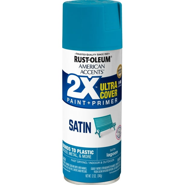 Lagoon, RustOleum American Accents 2X Ultra Cover Satin Spray Paint