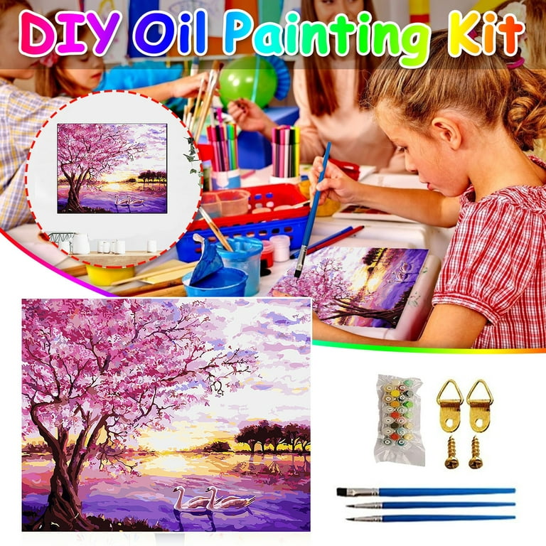 JDEFEG Oil Brushes for Painting Words Painting Diy Acrylic