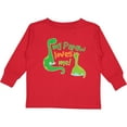 thumbnail image 3 of Inktastic My Papaw Loves Me dinosaur Boys Long Sleeve Toddler T-Shirt, 3 of 5