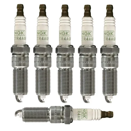 NGK Spark Plug Set (6 Pieces) (G-Power Platinum) (Gap 0.040)