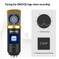 thumbnail image 2 of ZINGYOU USB Condenser Microphone, Plug and Play Computer Microphone Kit with Upgraded Boom Pop Filter Wide Sound Field, Studio Quality-Gold, 2 of 7