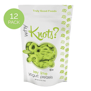 Key Lime Yogurt Pretzels Why Knots?, 4.5oz, 12-count