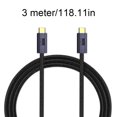 thumbnail image 4 of Cable de datos tipo C Bearachild 100W Universal 8K 60Hz Carga rápida 20Gbps 3 metros, 4 of 6