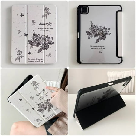 

Protective Slim Silicone Case for 10.2 7/8/9th Generation iPads - Compatible with 2018 9.7 inch 5/6th Air 5 4 and 3 - Lightweight Shockproof Cover for 10.5 Mini 6 Pro 11 12.9 and