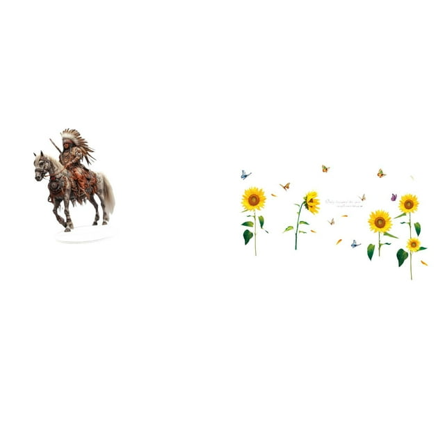 Colección De Calcomanías De Pared Y Centro De Mesa De Caballero Acrílico Para Decoración Del Hogar, Regalo Impermeable Y Decorativo Para Sala De Estar.