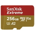 thumbnail image 3 of Tarjeta microSD SanDisk Extreme 256 GB Clase 10 4K UHD U3 A2 V30, 3 of 5