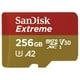 thumbnail image 3 of Tarjeta microSD SanDisk Extreme 256 GB Clase 10 4K UHD U3 A2 V30, 3 of 5