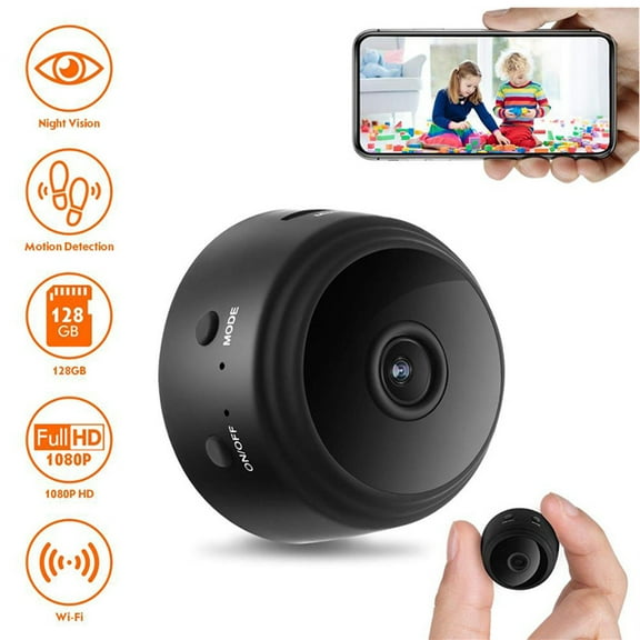 HD 1080P WiFi Mini Camera Small Wireless Home Baby Night Vision Security Micro Motion Detection