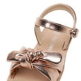 thumbnail image 6 of Apakowa Girls Sandals Bowknot Girls Beach Open-Fingered Sandals (Color : Gold, Size : 8 Toddler), 6 of 8