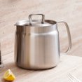 thumbnail image 1 of Olla de filtro de aceite de acero inoxidable 304 con cesta coladora para cocina y Camping, 1 of 8