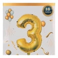 thumbnail image 4 of Globo Prichos Nueva Era No. 3 de 16 Pulgadas Metálico Dorado, 4 of 4