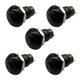 thumbnail image 1 of 5X On-Off Latching Waterproof 12mm Push Button Switch SPST 2A IP67, Black, 1 of 5