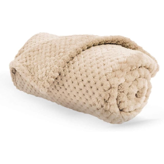 Manta para perros y gatos, alfombra de felpa de doble cara, lavable, suave y cálida, funda cómoda para mascotas, ideal para perros, sofá cama, L-80 x 100 cm