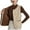 #0070-Khaki, variant on Pounoo Women's Puffer Vest Lightweight Short Sleeves Button Down Outerwear Quilted Jacket Coat with Pockets Gift