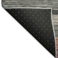thumbnail image 5 of Addison Rugs Mayfield Premium Machine Washable Transitional Stripes Seafoam Rectangle Rug, 10' X 14' Machine Washable Transitional Stripes Seafoam Oversized Sherpa Throw Blanket, 5 of 7