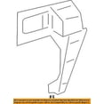 thumbnail image 2 of CHRYSLER OEM 15-16 300 Rear Bumper-Support Bracket Right 68266934AC, 2 of 2