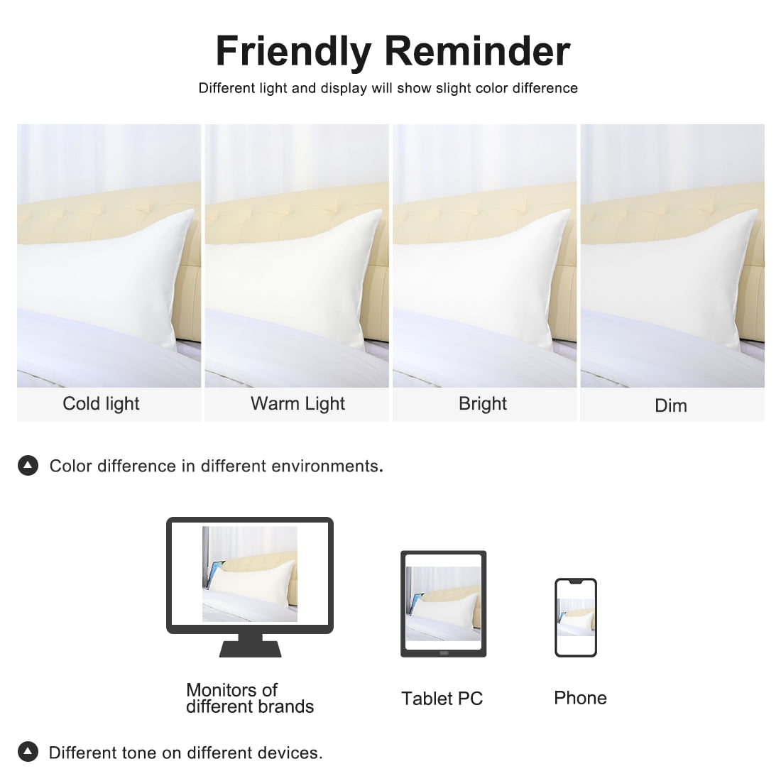 Unique Bargains Luxury Silky Satin Body Pillow Case White 20" x 72"