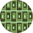 thumbnail image 1 of Ahgly Company Machine Washable Indoor Round Transitional Green Area Rugs, 4' Round, 1 of 7
