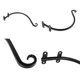 thumbnail image 5 of 2PCS Heavy Duty Hanging Plant Bracket, 16Inch Outdoor Wall Curved Hanging Bracket for Hanging Flower, 5 of 5