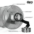 thumbnail image 3 of Geo Sports Bottles GEO 1 Gallon (128oz) BPA Free Reusable Leak-Proof Drinking Water Bottle w/48mm Stainless Steel (Black), 3 of 7