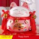 thumbnail image 5 of Hucha con forma de gato de la suerte, adornos grandes, apertura de tienda, regalos para el hogar, adornos, regalos creativos, regalos de artesanía de cerámica, 5 of 5