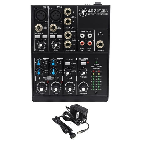 Mackie 402VLZ4 4-channel Compact Analog Low-Noise Mixer w/ 2 ONYX (Best 16 Channel Analog Mixer)