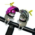 thumbnail image 7 of One opening Cartoon Bicycle Bell Light Cute Hamster Helmet Shape Handlebar Glowing Horn Fixed Cog, 7 of 7