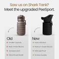 thumbnail image 5 of PeeSport Premium Pee Bottle, Collapsible Silicone Portable Urinal for Men, Women and Kids, 1000ml Leakproof Travel Urinal for Car and Camping, Black, 5 of 8