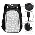 thumbnail image 3 of Salouo Rabbit And Cloud Pattern Extra Large Travel Laptop,Backpack with USB Charging Port College Backpack Business Work Bag Casual Daypack Fits for Men & Women, 3 of 7