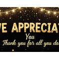 thumbnail image 4 of Decorative Lights Employee Recognition Thank You Event Appreciation Backdrop for Office Party Corporate Gathering Team Celebration, 4 of 7