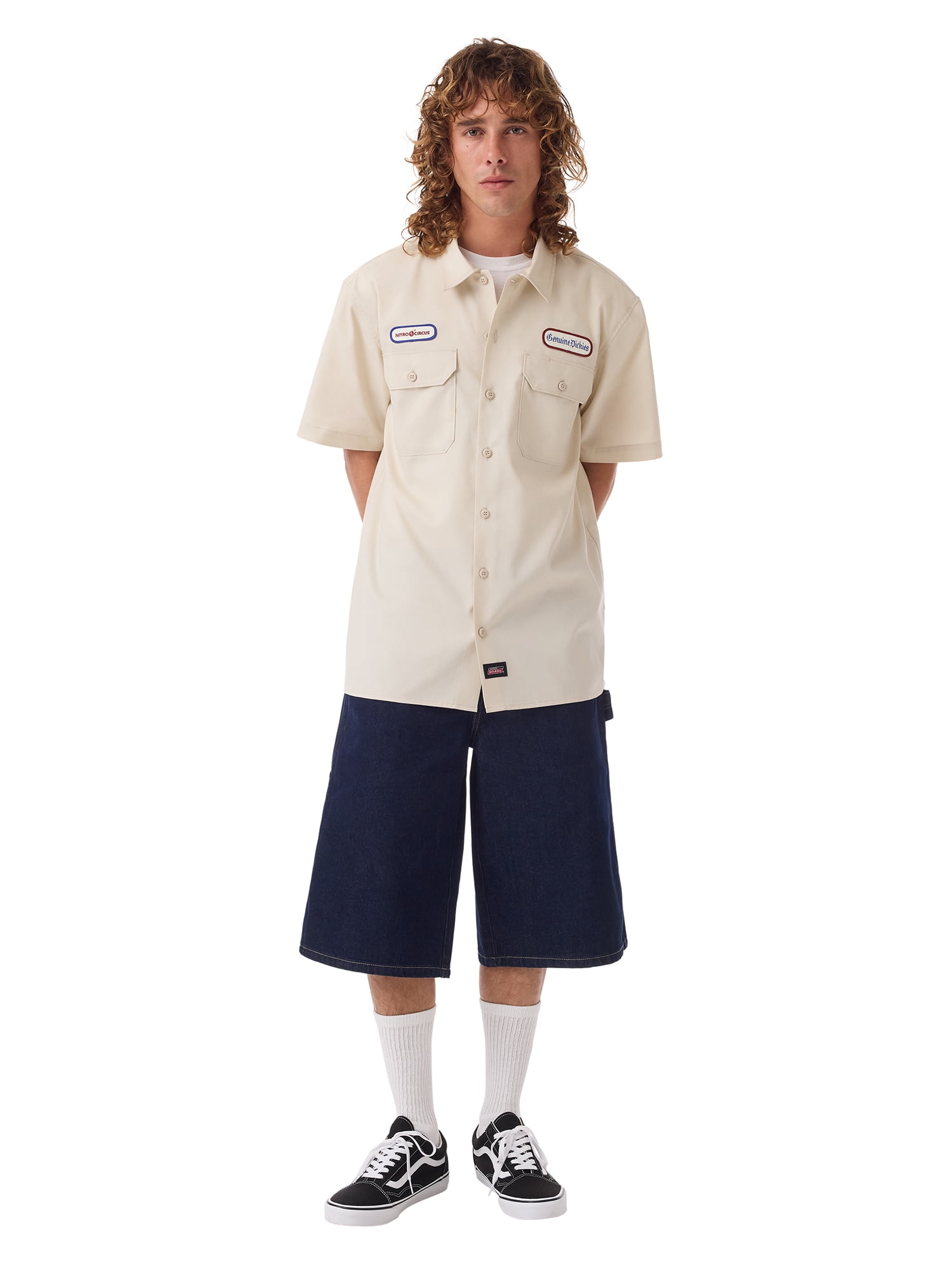 Men's Genuine Dickies x Nitro Circus Short Sleeve Workwear Shirt