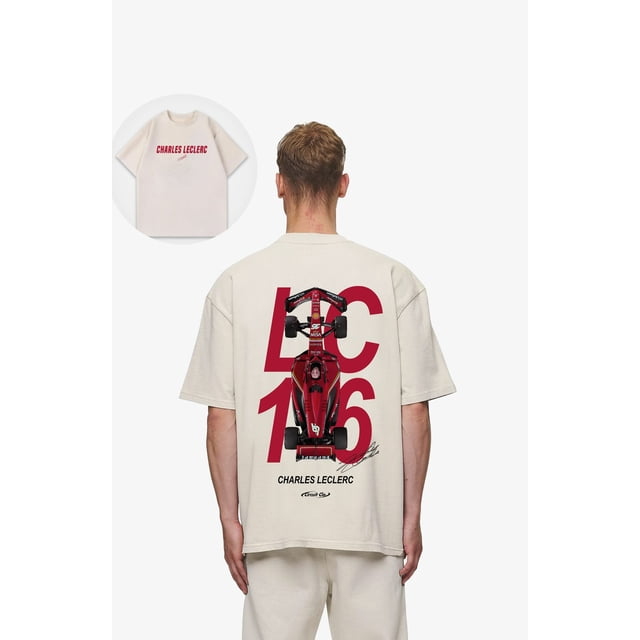 2025, última camiseta Y2K de verano, camiseta Leclerc F1 Yangzed, camiseta con estampado de corredor, camiseta de manga corta de talla grande para hombres y mujeres