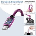 thumbnail image 2 of USB Wall Charger Block, 2 Pack Type C Charger with 6FT USB C Charging Cable Type C Cable Cord USB to Usb C Cable, USB Charging Block Android Charger USB Brick USB Plug Adapter[Pink], 2 of 8
