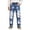 R88-Blue, variant on RMGVDSD Boy's Fit Ripped Denim Pants High Street Distressed Stretch Jeans Fashion Slim Fit Denim Trousers For Kids Comfortable Party Daily Casual Pants