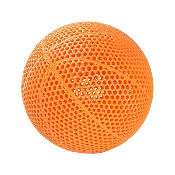 Durable 3D Printed Airless Basketball - High Elasticity, No Pump Needed, Perfect for Indoor & Outdoor Play