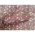 thumbnail image 4 of oneOone Cotton Cambric Dusty Rose Fabric Triangle Geometric Sewing Craft Projects Fabric Prints By Yard 56 Inch Wide, 4 of 4