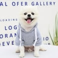thumbnail image 5 of Dog Hoodies Fall Dog Puppy Sweatshirt Soft Warm Sweater Winter Zipper Pocket Hooded Clothes for Small Medium Large Dogs Cats Pet Clothing, 5 of 5