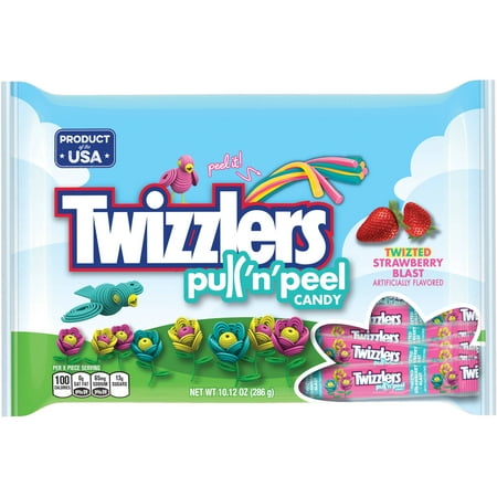 twizzlers peel pull strawberry easter blast oz candy