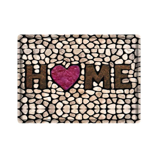 Alfombra de puerta de entrada de casa con adoquines 3d, alfombra para baño, sala de estar, balcón, área de pasillo sin cocina