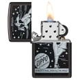 thumbnail image 3 of Zippo Windy Design High Polish Black Pocket Lighter, 3 of 6