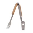 thumbnail image 1 of Grill Spatula Fork Tongs Durable Stainless Steel Food Tongs Multifunctional Long Handle Buffet Tongs for Camping, 1 of 5