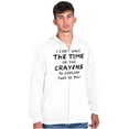 thumbnail image 4 of Funny No Time or Crayons to Explain Zip Up Hoodie Men's Women's Brisco Brands S, 4 of 6