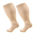thumbnail image 1 of Chaussettes de Compression 7TG Grande Taille pour Hommes, Imprimées, Varices, Diabète, Chaussettes de Plein Air pour Course, Randonnée, Vélo, Longues Chaussettes pour Infirmières, 1 of 7