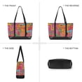 thumbnail image 6 of FORMRS Canvas Laptop Tote Bag for Women with 15.6" Computer Compartments Shoulder Handbag, Art City, 6 of 7