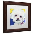 thumbnail image 4 of Trademark Fine Art "Lucy" Canvas Art by Pat Saunders-White, White Matte, Wood Frame, 4 of 4