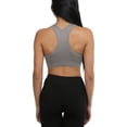 thumbnail image 3 of ToBeInStyle Womens Pack of 6 Comfortable and Supportive Racerback Sports Bras, 3 of 5