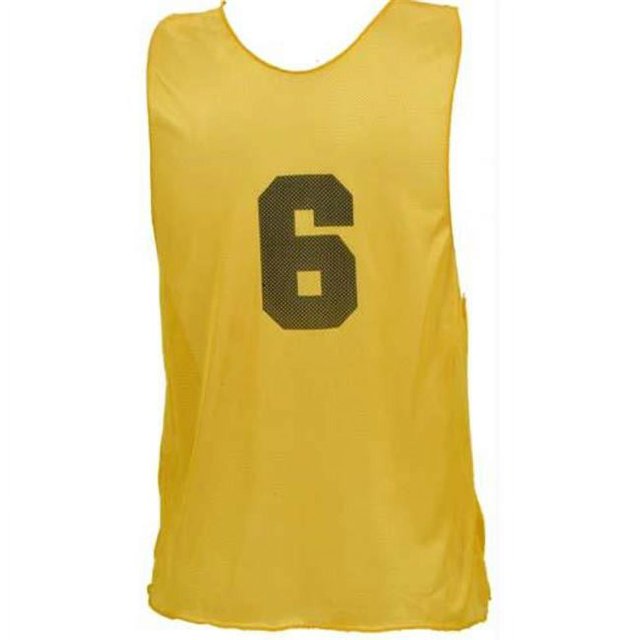 Olympia Sports PC098P Numbered Micro Mesh Vests (Youth) - Gold