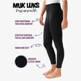 thumbnail image 4 of MUK LUKS Women's Jersey Fleece Lined High Waist Leggings, Sizes S/M to 1X/2X, 2-Pack, 4 of 6